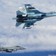 Illustration for article titled Photos of NATO fighters intercepting fully armed Russian jets
